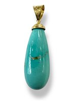 Pendentif Mandile 1922 Femme Pietre e perle in Or Turchese 1MCT1 - 1MCT1